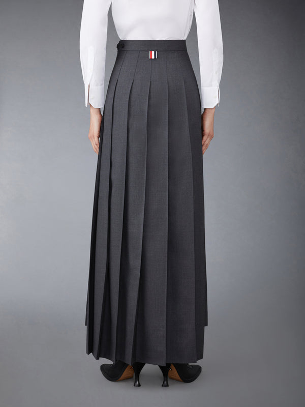 TWILL PLEATED LONG SKIRT - image 3