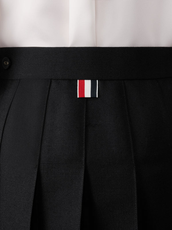 3-PLY WOOL MOHAIR PLEATED MINI SKIRT - image 6