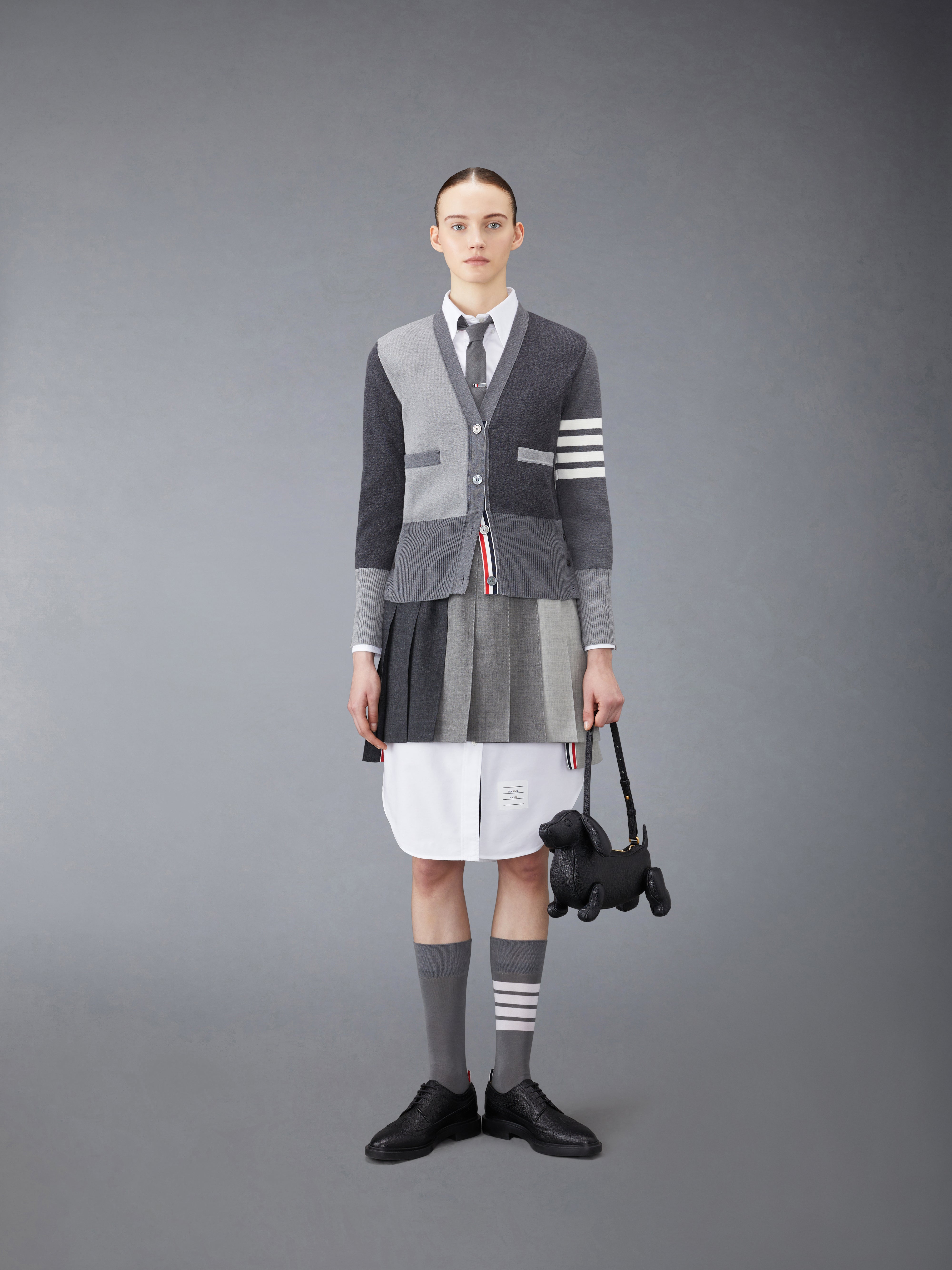 Funmix Wool Fresco Classic Mini Pleated Skirt | Thom Browne