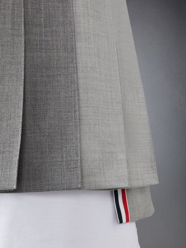 FUNMIX WOOL FRESCO CLASSIC MINI PLEATED SKIRT - image 5