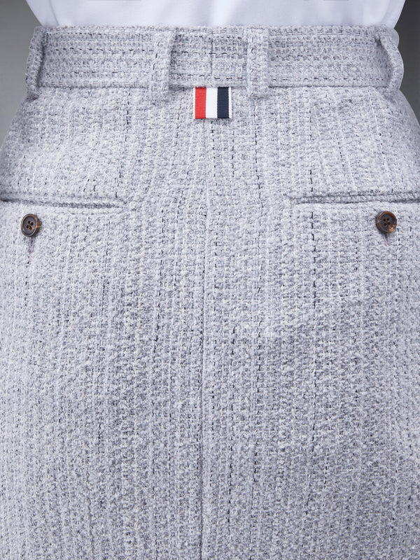TWEED FRAY HIGH WAIST MINI SKIRT - image 5