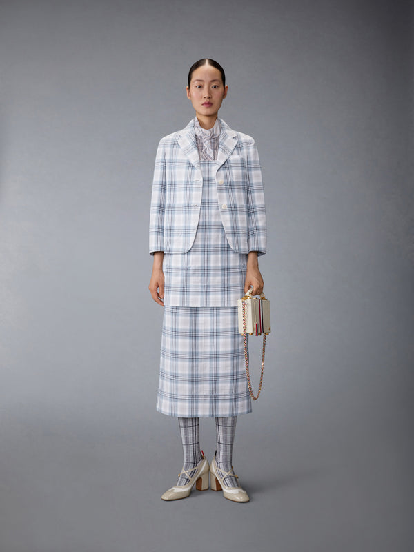 WINDOWPANE PLAID BELTLOOP SACK SKIRT - image 4