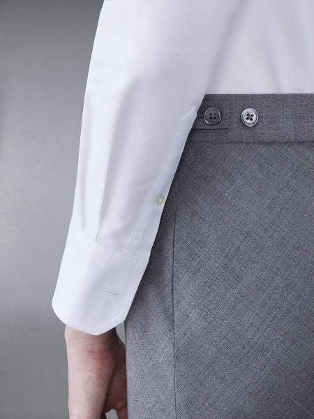 FRESCO MAXI LOW RISE BIAS SKIRT MED GREY