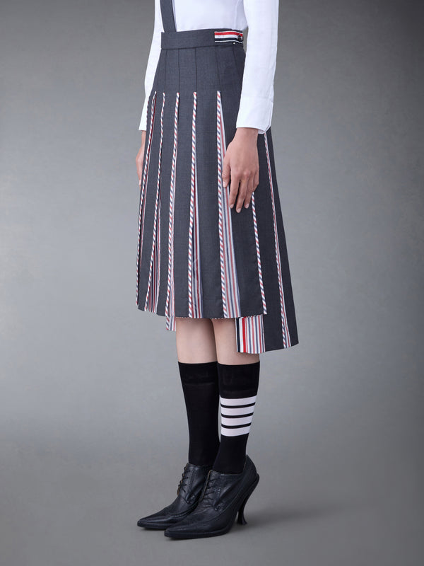CLASSSIC TWILL PLEATED SKIRT - image 2