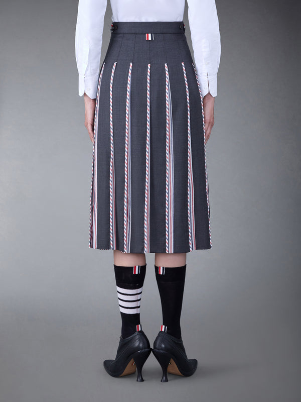 CLASSSIC TWILL PLEATED SKIRT - image 3