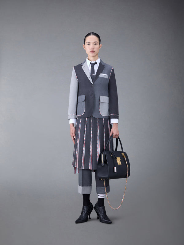 CLASSSIC TWILL PLEATED SKIRT - image 4