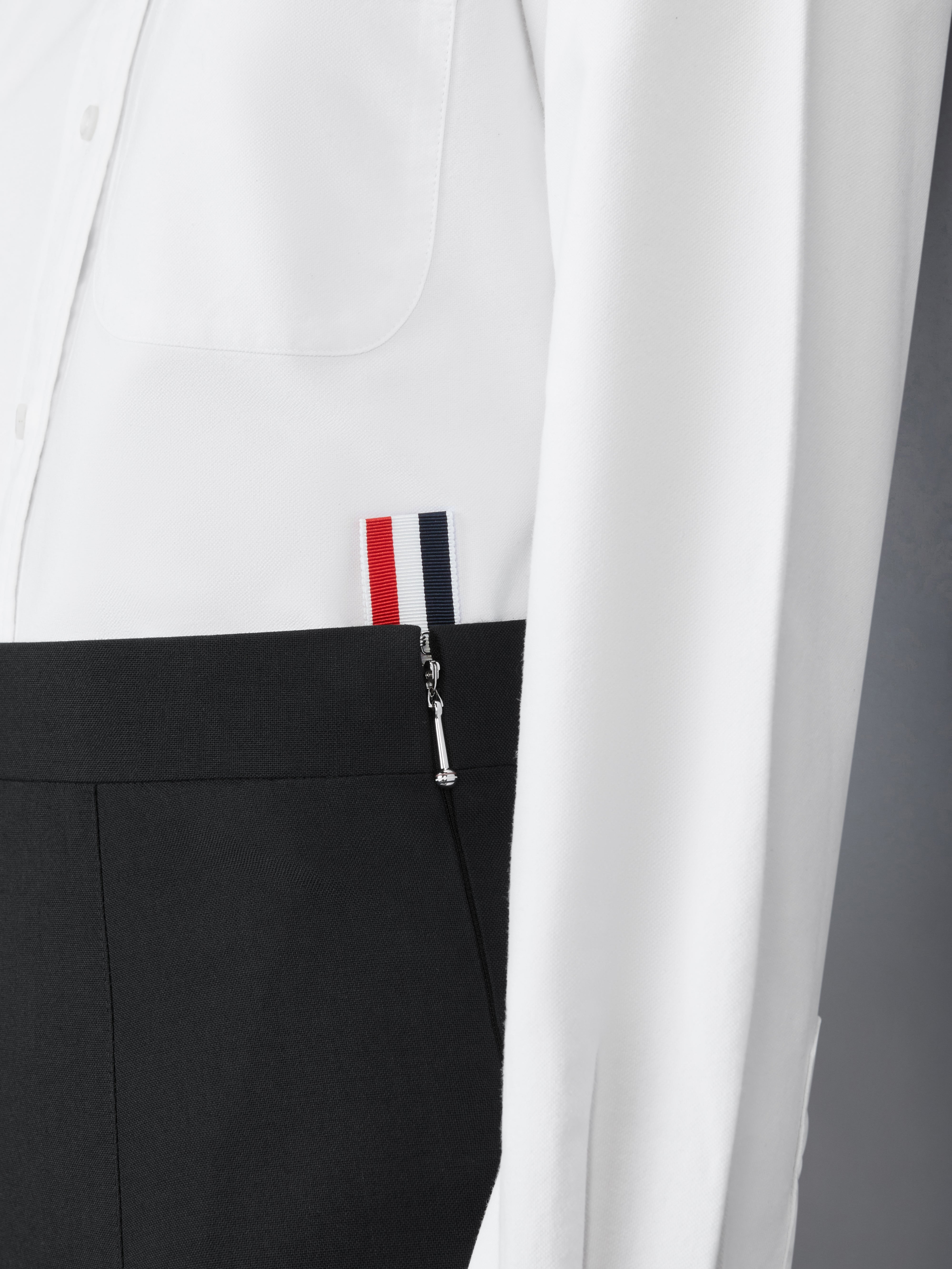 美品 THOM BROWNE 23SS ダブルフェイスコットン Aラインスカート ダブルフェイスAラインスカート｜INED（イネド）｜フランドル（FLANDRE