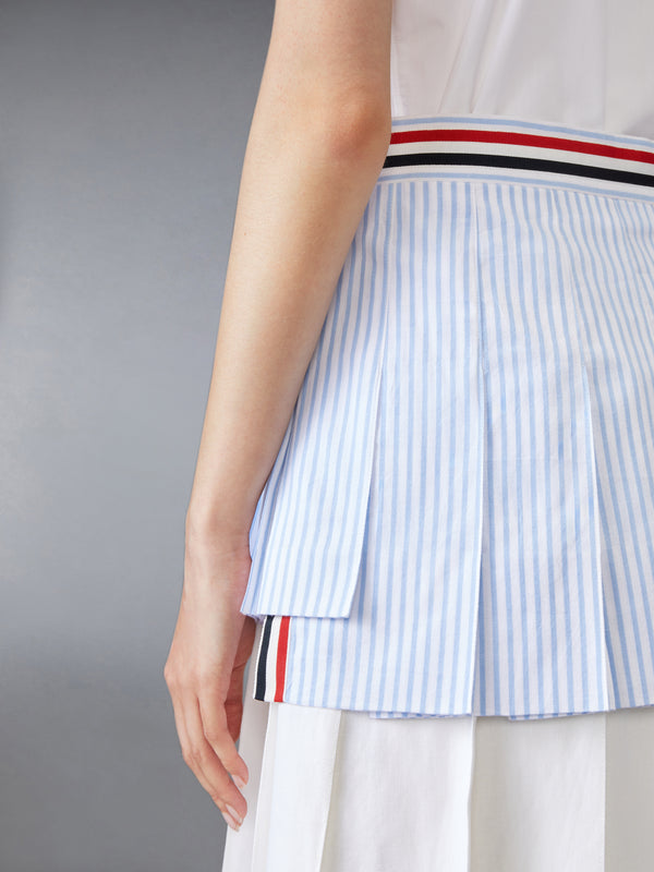 MADRAS COTTON MINI PLEATED WRAP SKIRT - image 6