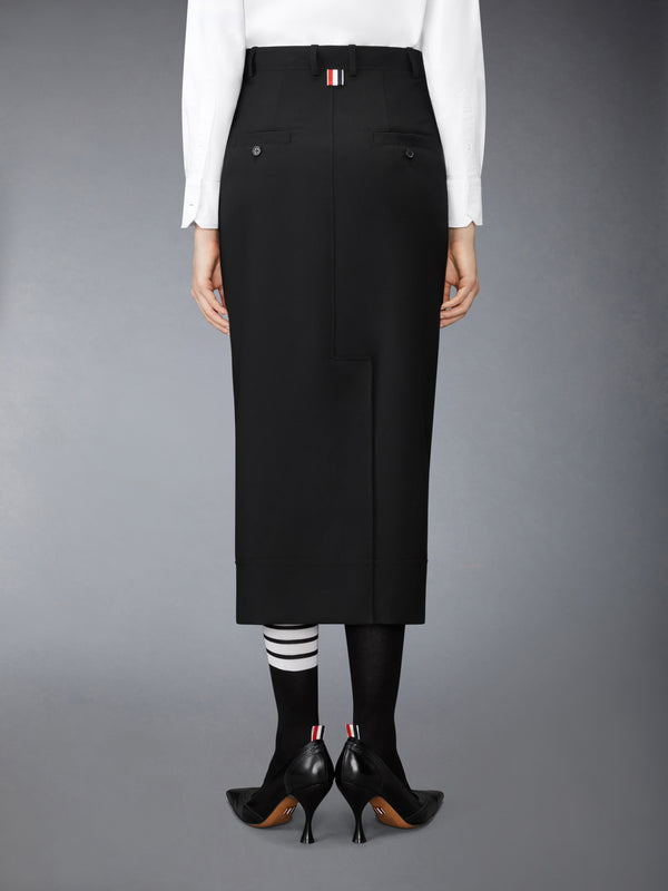 HOPSACK SUITING PENCIL SKIRT - image 3