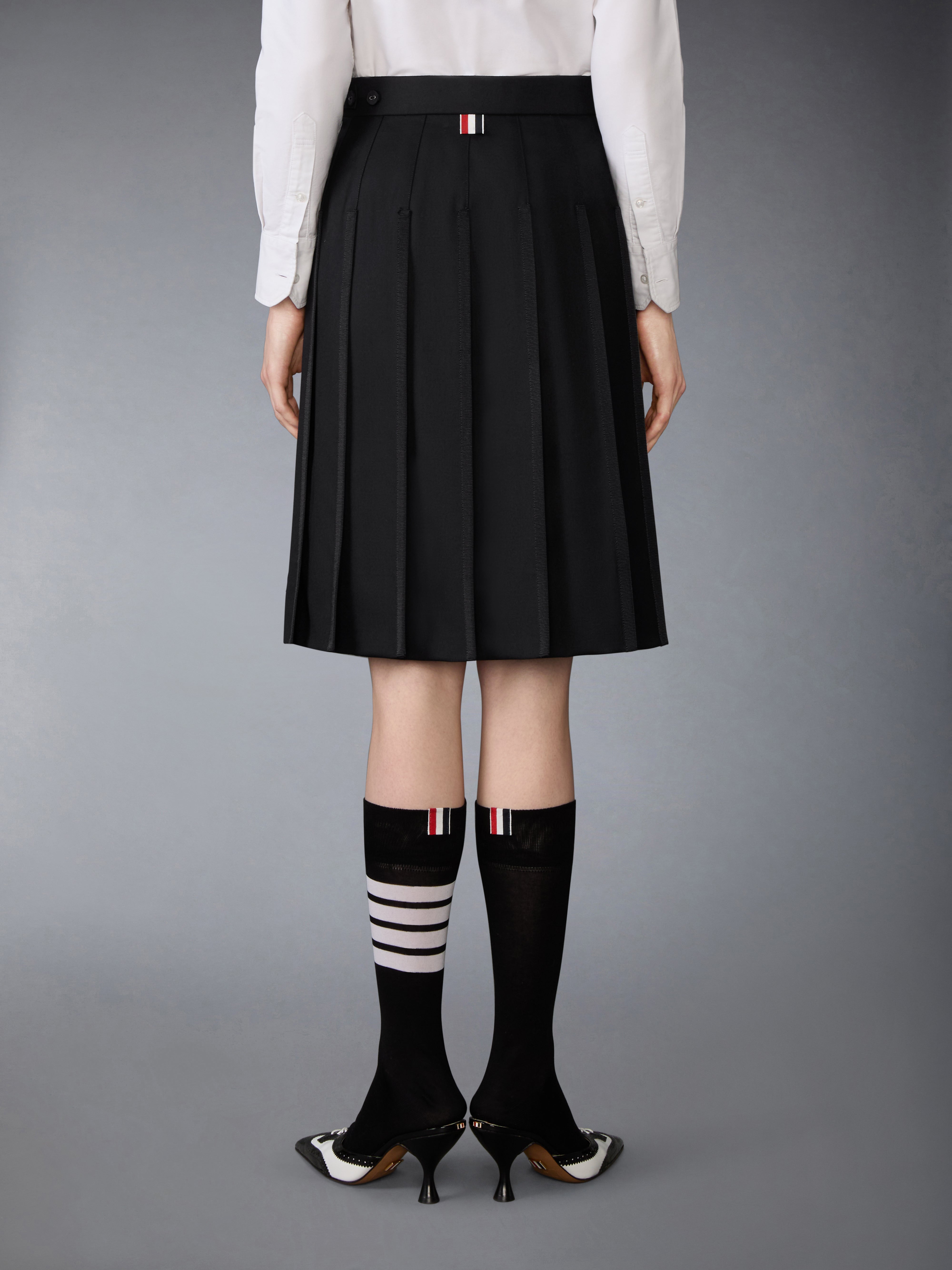 Super 120'S Twill Pleated Skirt | Thom Browne
