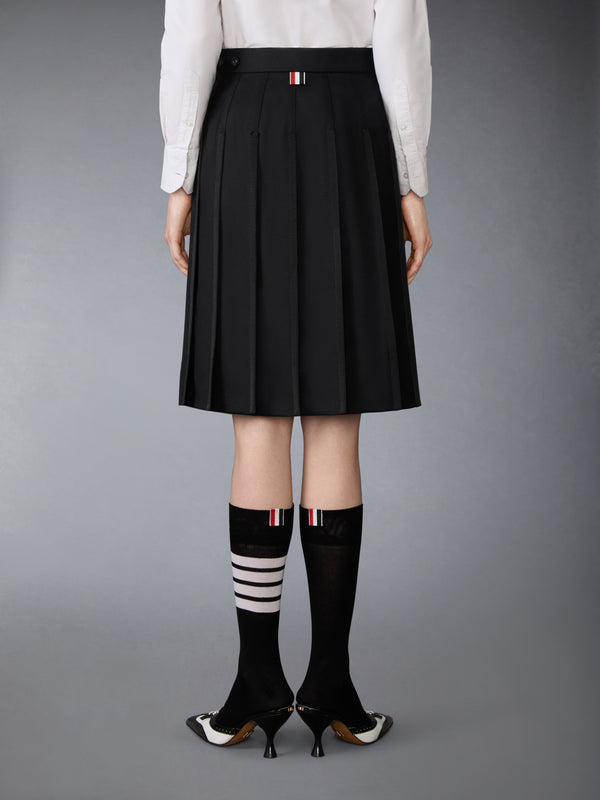 SUPER 120'S TWILL PLEATED SKIRT - image 2