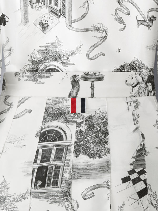 シルク ツイル HECTOR トワル プリーツスカート - image 5