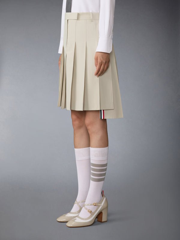 COTTON SUITING PLEATED SKIRT - image 2