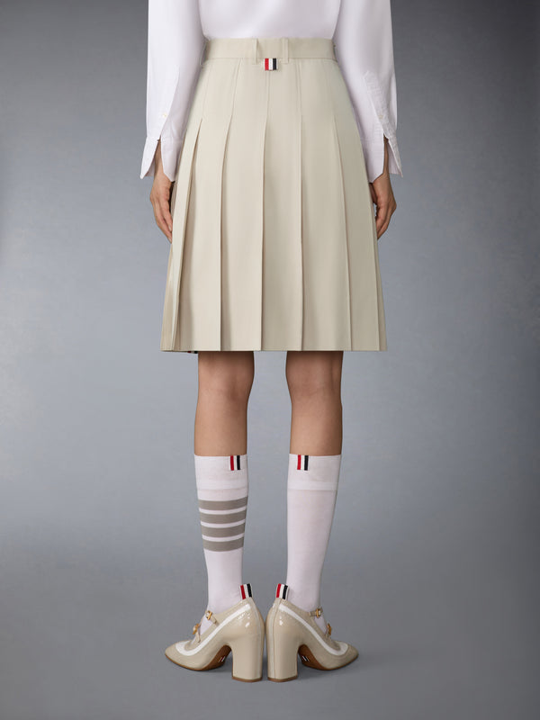 COTTON SUITING PLEATED SKIRT - image 3