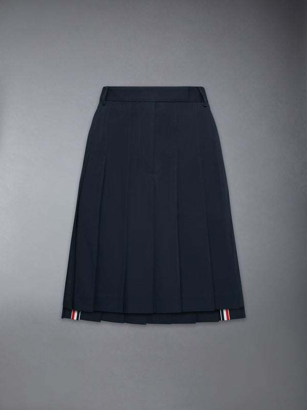 COTTON SUITING PLEATED SKIRT - featured image