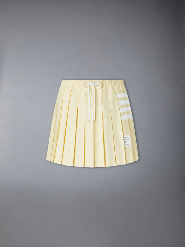 OXFORD 4-BAR DRAWSTRING PLEATED MINI SKIRT - featured image
