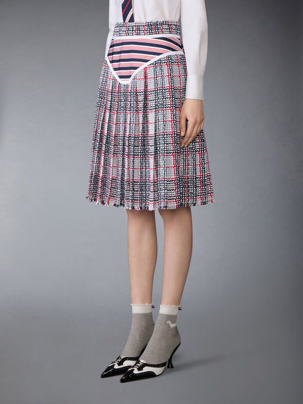 SUMMER TWEED TROMPE L’ŒIL BIKINI FRAYED SKIRT - image 2