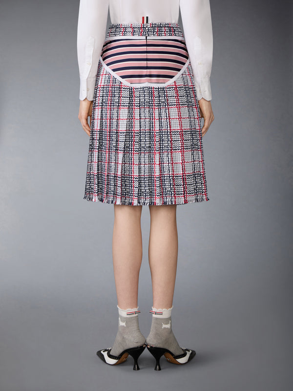 SUMMER TWEED TROMPE L’ŒIL BIKINI FRAYED SKIRT - image 3