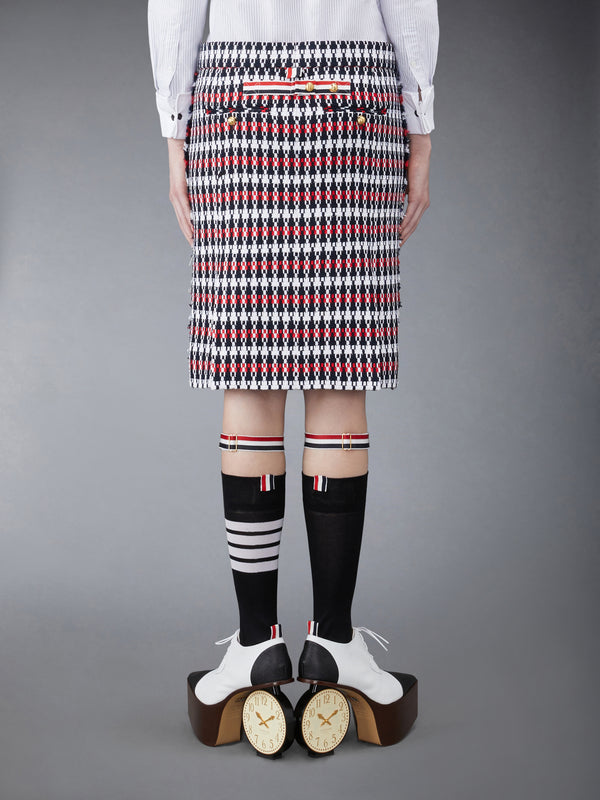 GROSGRAIN TWEED LOW WAIST SKIRT - image 3