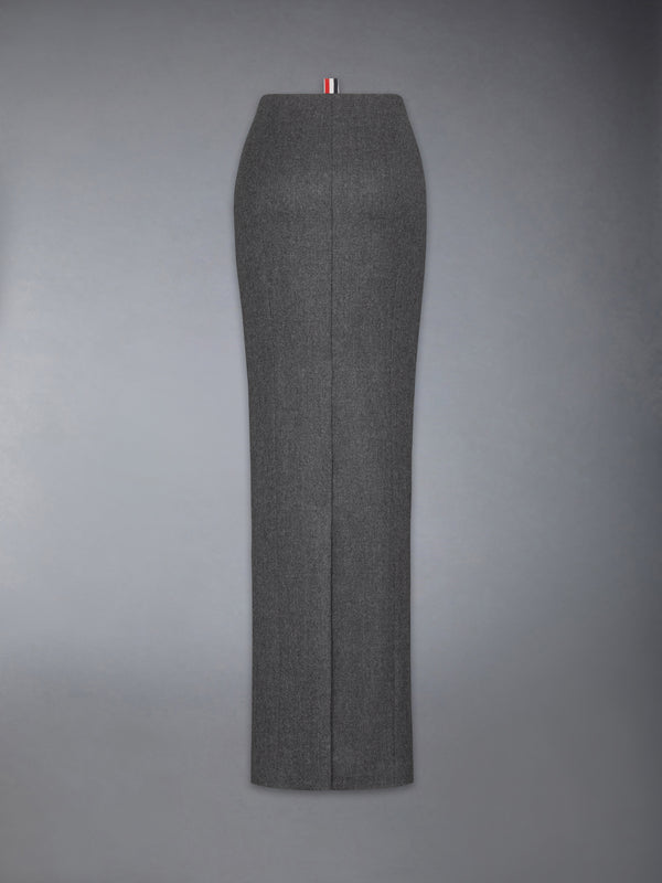 SOLID WOOL FLANNEL PENCIL SKIRT - image 7