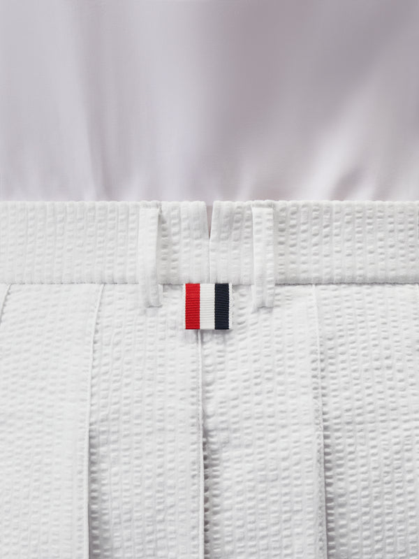 RWB BUGLE BEAD TIPPING LOW RISE PLEATED SKIRT - image 5