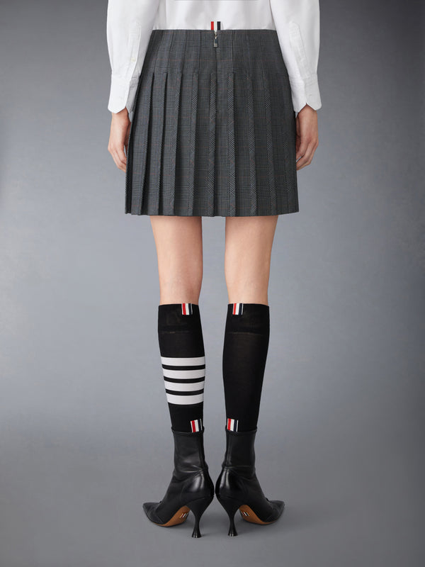 HIGH TWIST WOOL LOW RISE PLEATED MINI SKIRT - image 3
