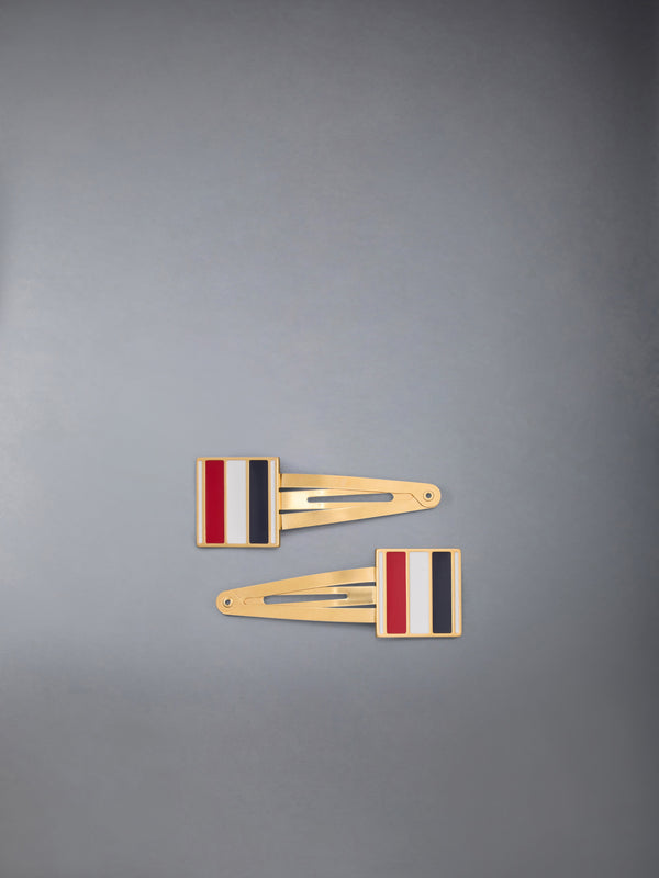 2-PAIR RWB FLAG HAIR CLIPS - featured image