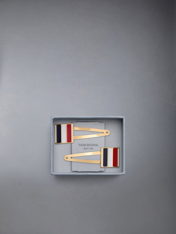 2-PAIR RWB FLAG HAIR CLIPS - image 4