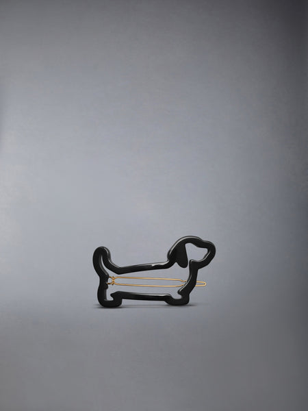 ACETATE HECTOR HAIR CLIP BLACK