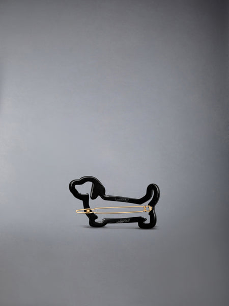 ACETATE HECTOR HAIR CLIP BLACK