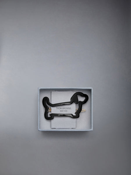 ACETATE HECTOR HAIR CLIP BLACK