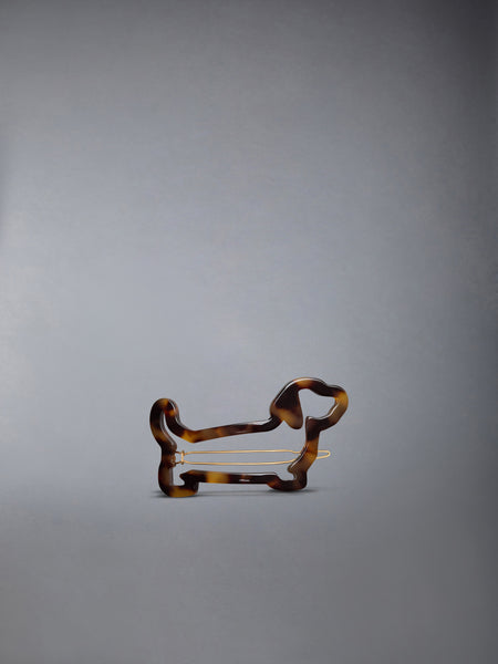 아세테이트 헥터 헤어 클립 브라운