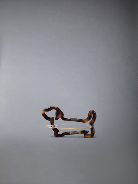 아세테이트 헥터 헤어 클립 브라운