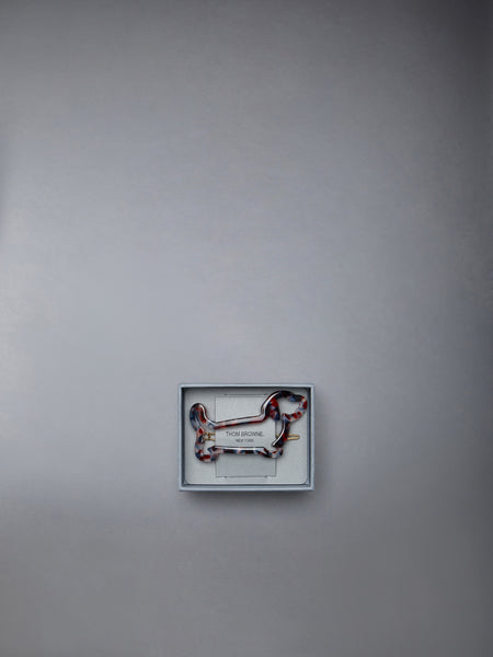 ACETATE HECTOR HAIR CLIP RWBWHT