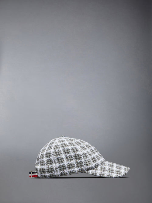 CHECK SUMMER TWEED CLASSIC BASEBALL CAP