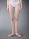 SEERSUCKER TIE BIKINI BOTTOM - LT GREY