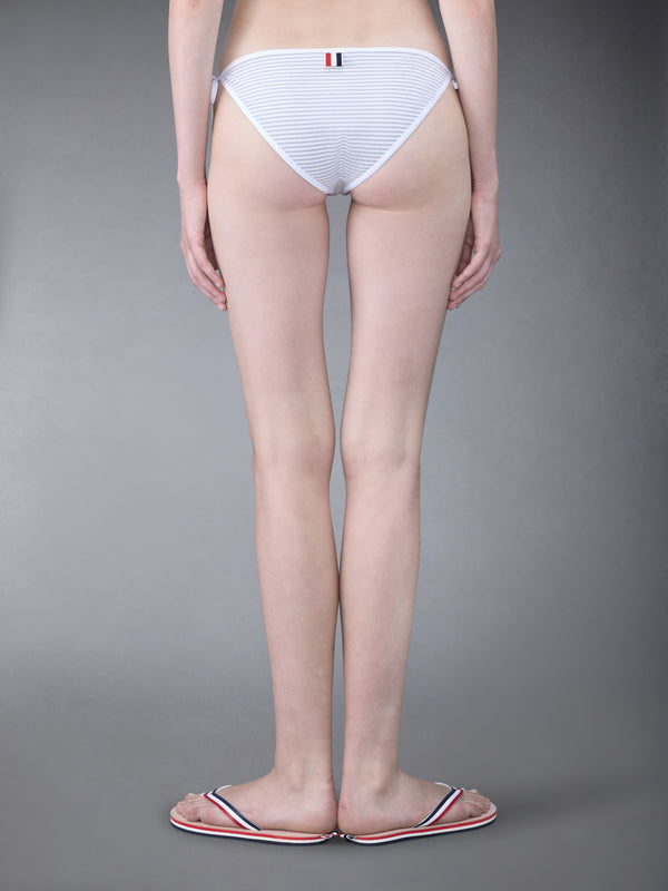 SEERSUCKER TIE BIKINI BOTTOM