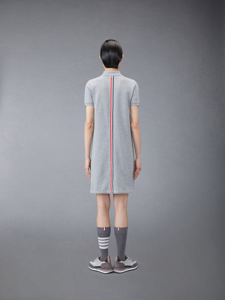 CLASSIC PIQUE STRIPE POLO DRESS