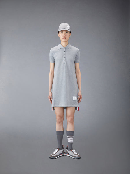 CLASSIC PIQUE STRIPE POLO DRESS