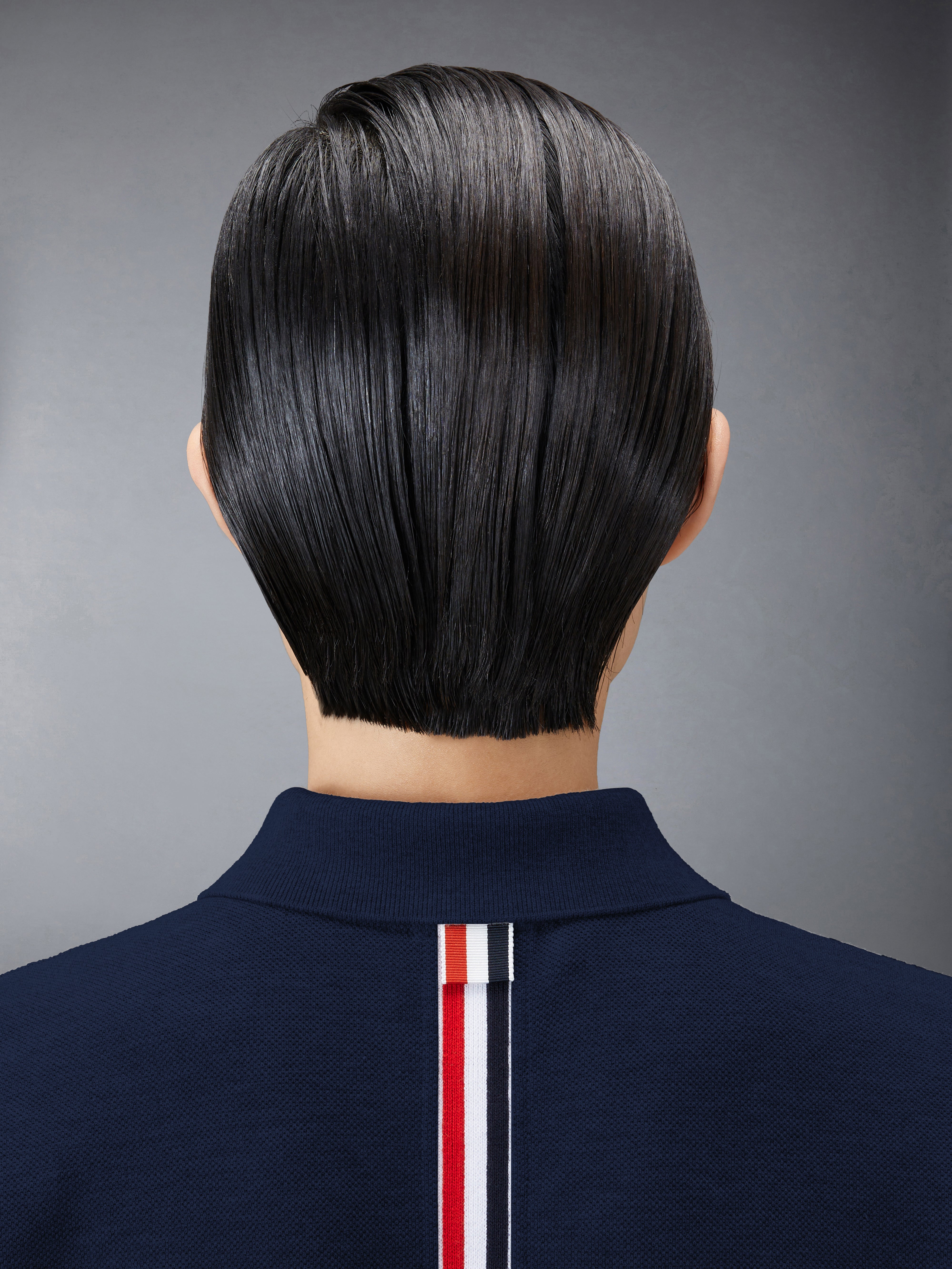 ワンピース THOM BROWNE ABITO POLO IN PIQUE DI COTONE Classic Cotton Pique Center Back Stripe Maxi Polo Shirtdress