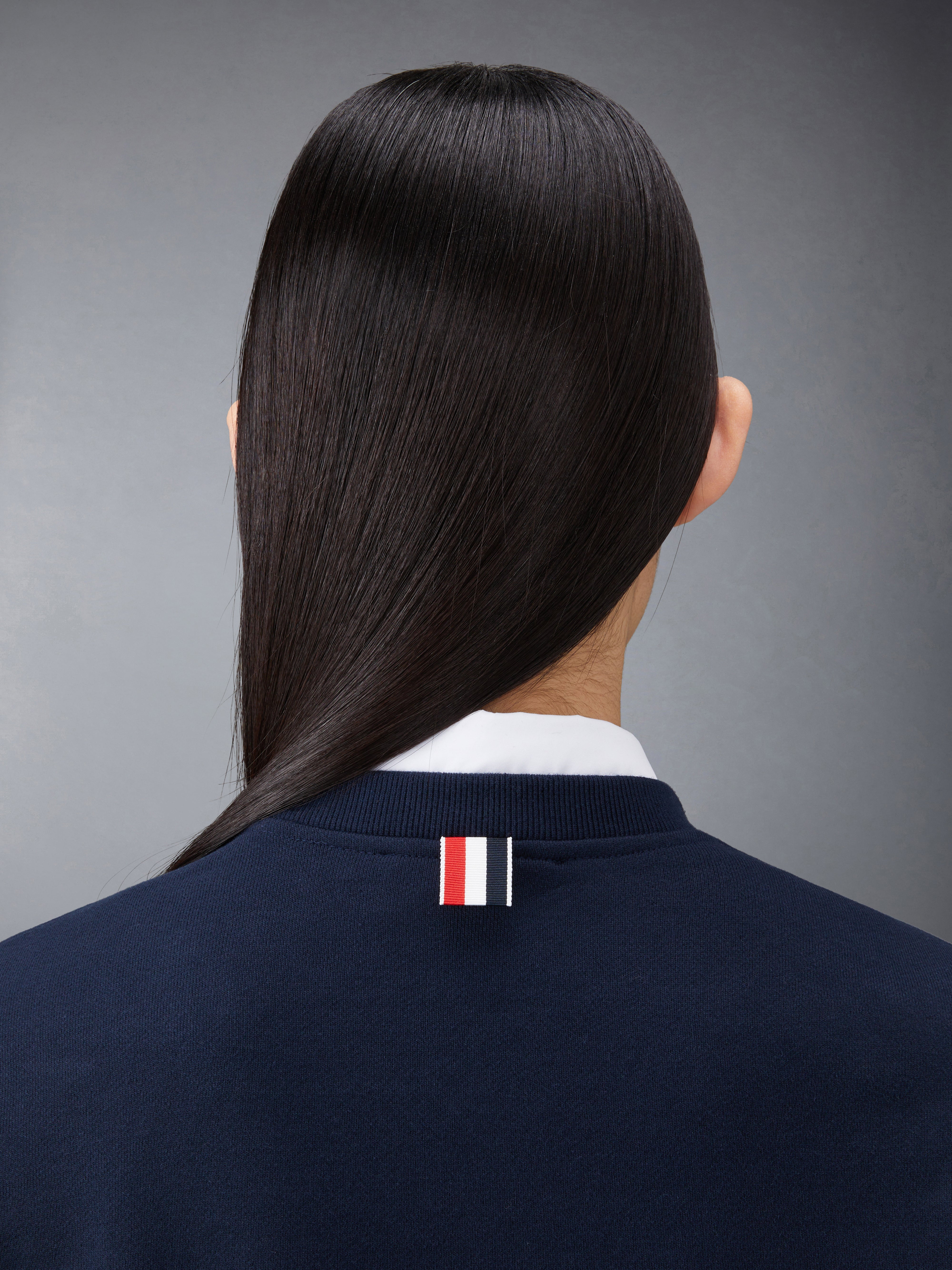 ワンピース THOM BROWNE DRESS (FJD056A00535 415) Navy blue cotton t-shirt dress – G&B