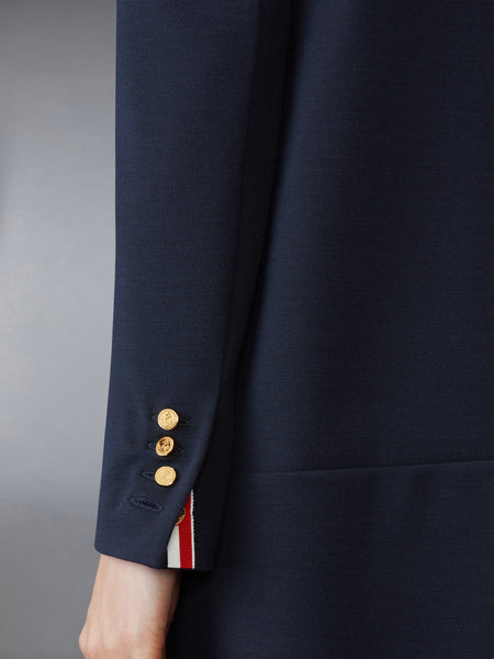 WOOL TECH MILANO MINI SHIFT DRESS NAVY