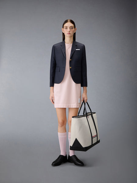 OVERDYED 4-BAR JERSEY TEE SHIRT DRESS LT PINK