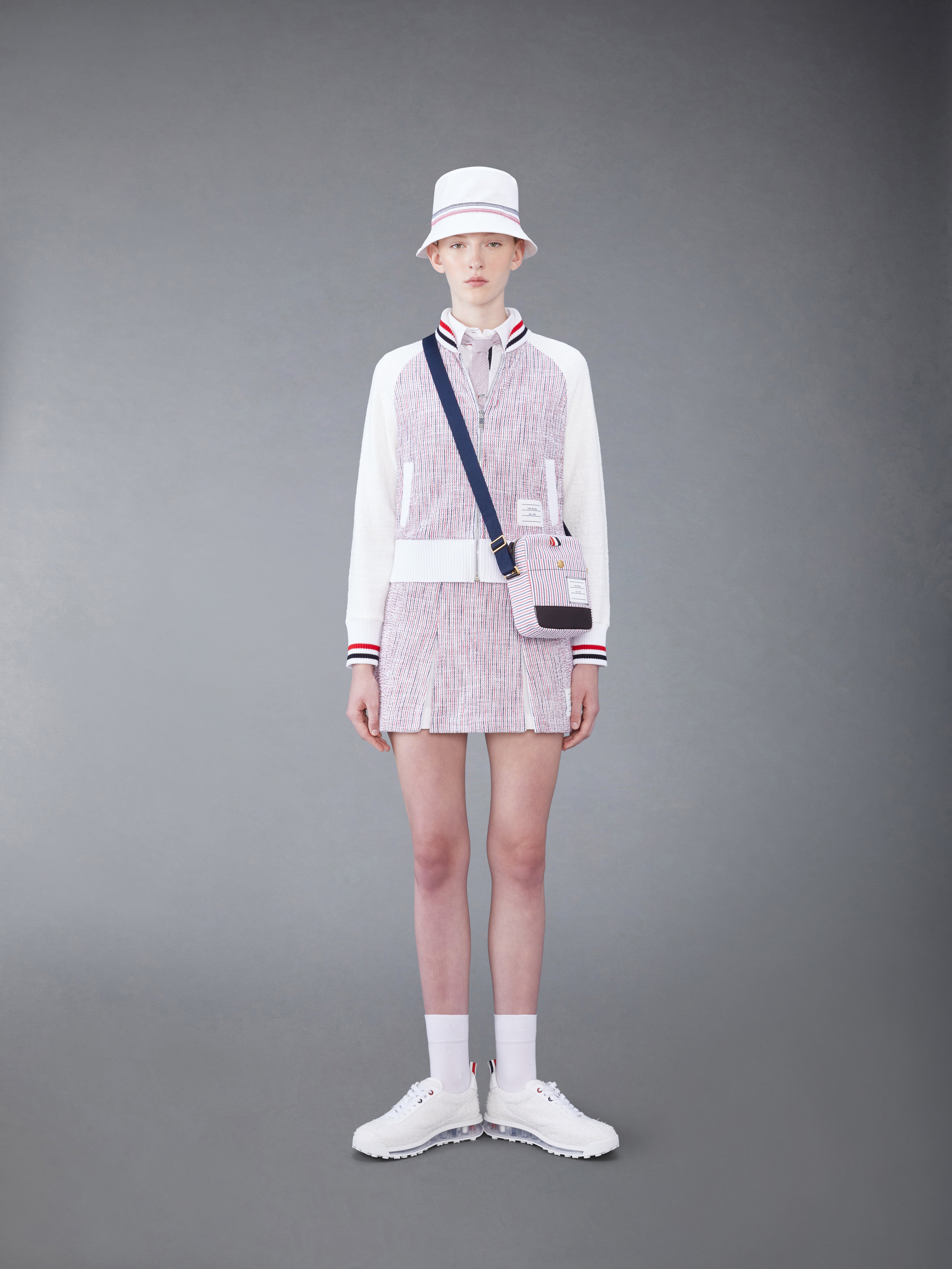 ★THOM BROWNE★シアサッカー プリーツ ショート スカート シアサッカープリーツミニスカート | Thom Browne