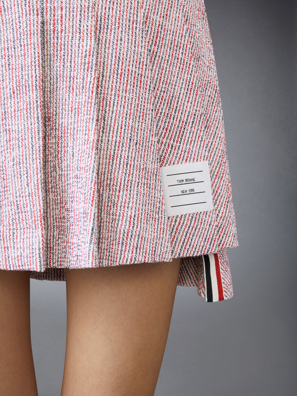 COTTON TWEED MINI PLEATED SKIRT - image 5