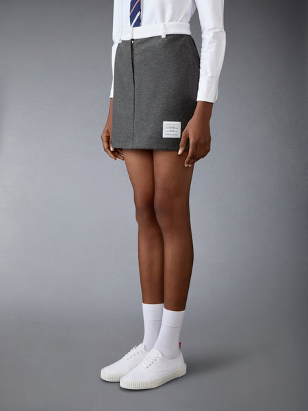 TECH TWILL MINI SKIRT MED GREY