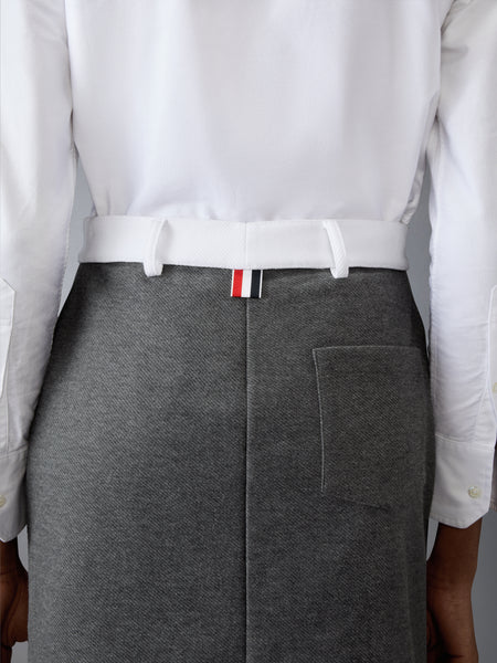 TECH TWILL MINI SKIRT MED GREY