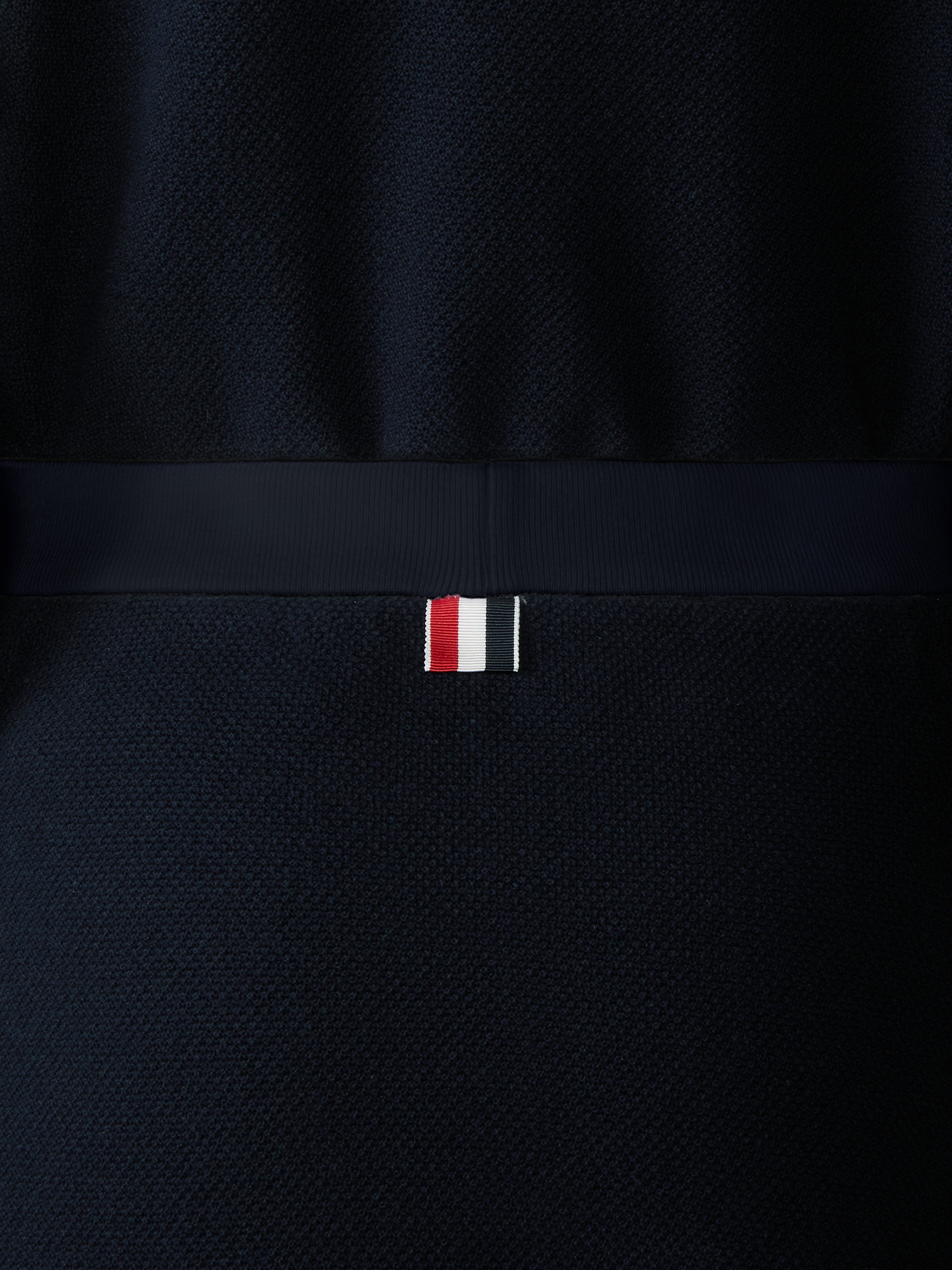 テクスチャード ピケ 4-BAR ボックスプリーツ ミニスカート | Thom Browne