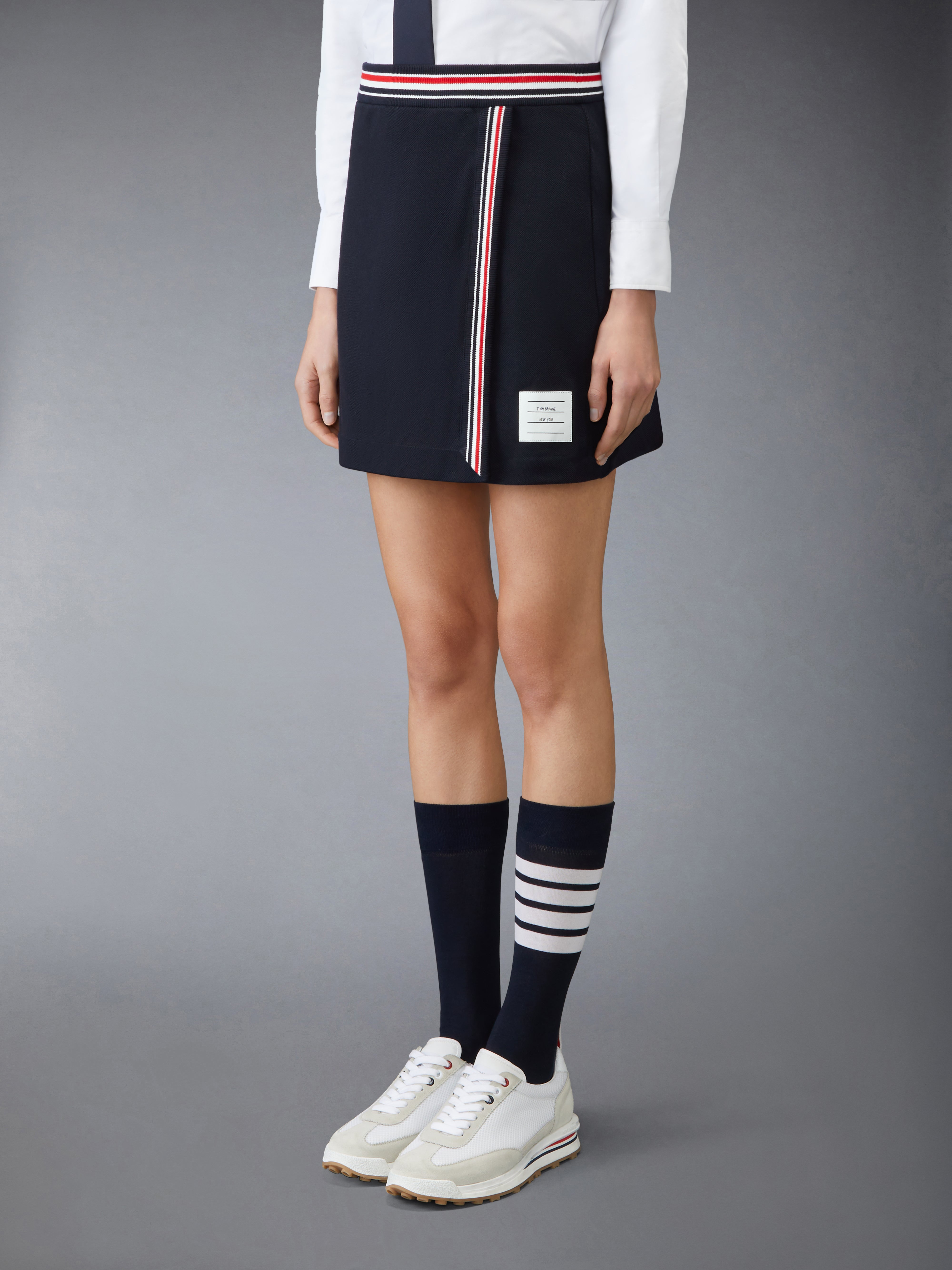 ピケ RWB トリム ラップスカート | Thom Browne