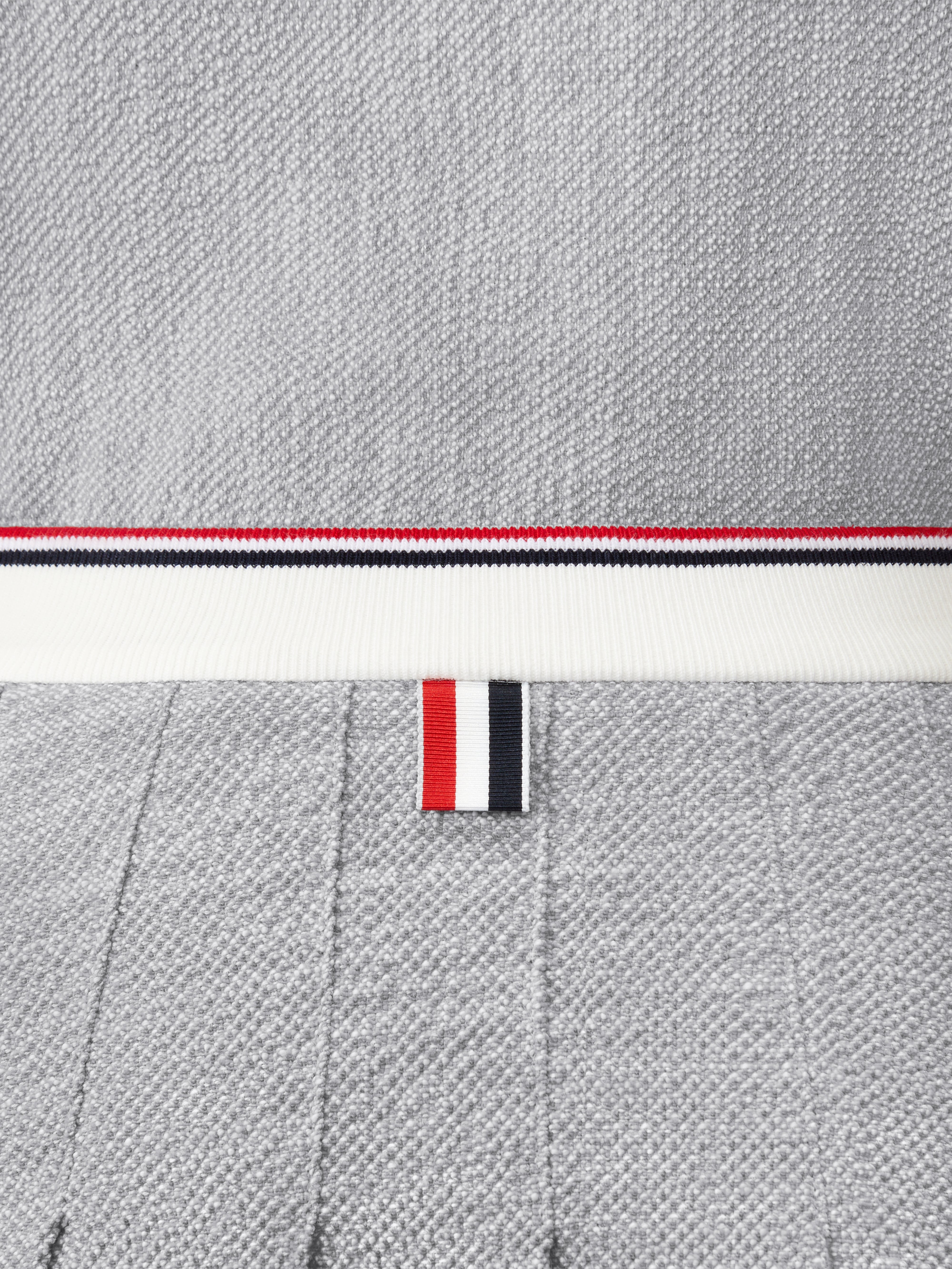 コットンツイード プリーツ ミニスカート | Thom Browne